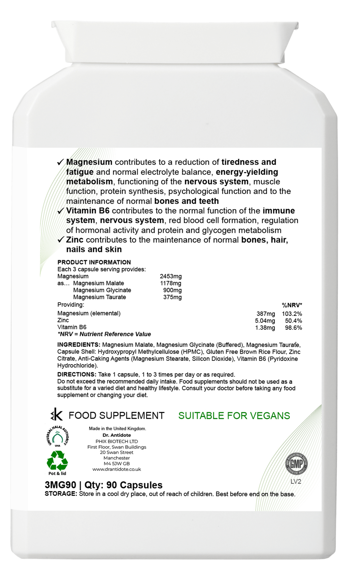 Triple Magnesium Support