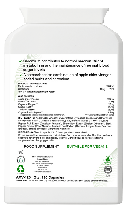 Apple Cider Formula — Gut Health & Weight Management