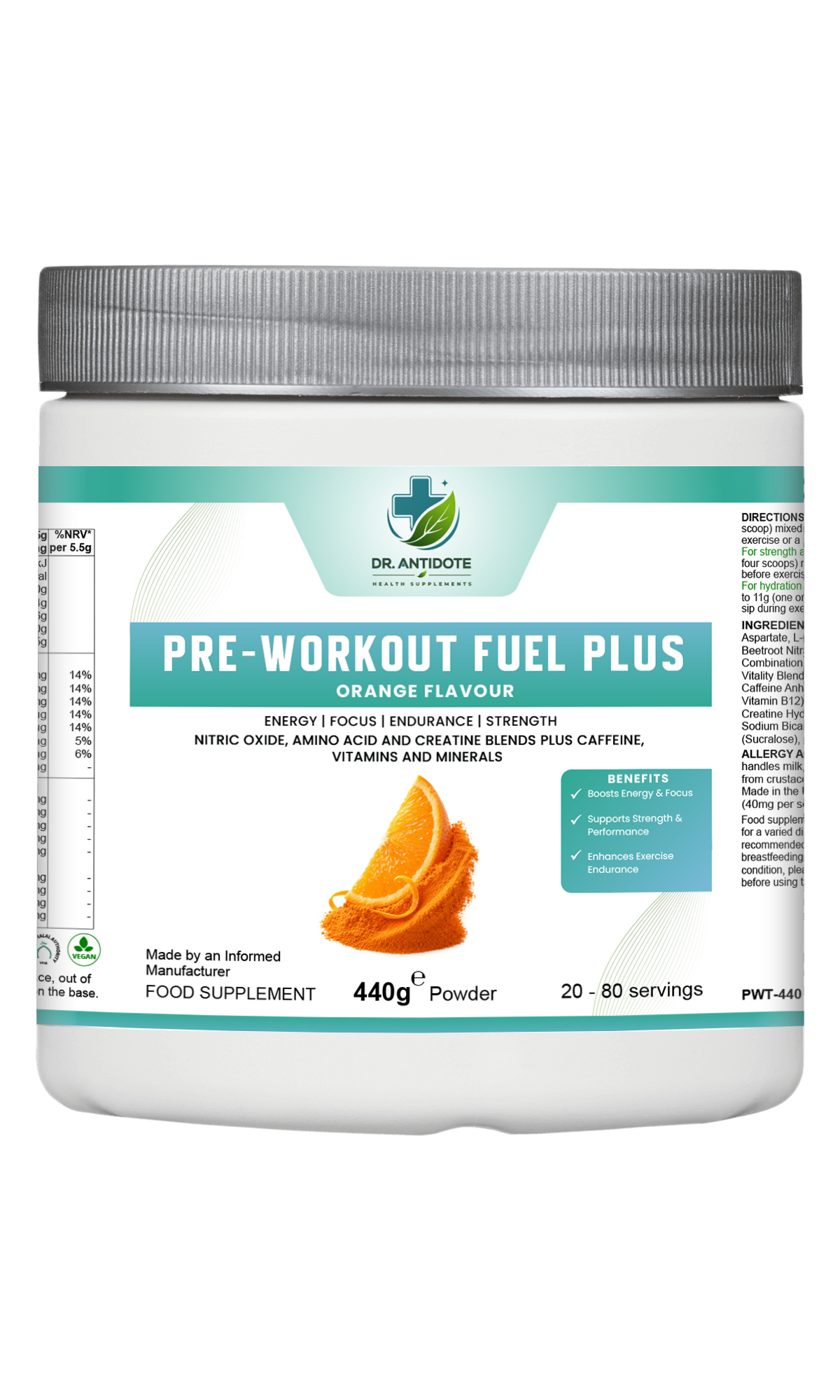 Pre-Workout Fuel Plus