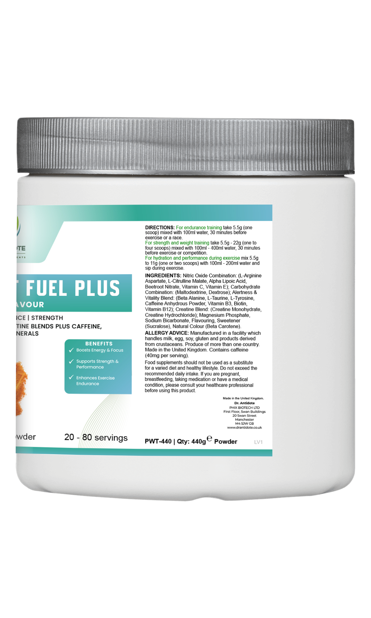 Pre-Workout Fuel Plus